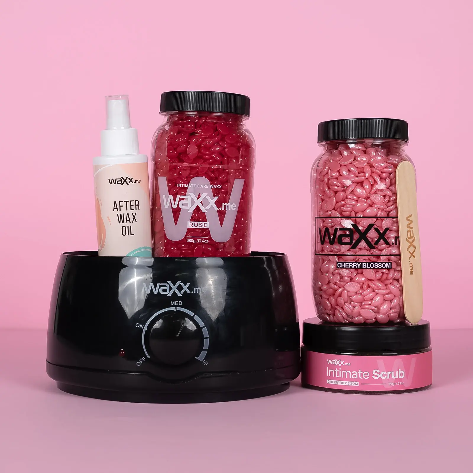 WaXx Limited Cherry Blossom Box  + Δώρο Λάδι χρήσης μετά την εφαρμογή του κεριού 