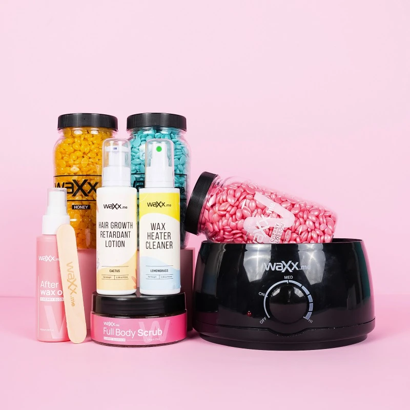 WaXx Box Pink Touch  + Δώρο Λοσιόν για την επιβράδυνση της ανάπτυξης τριχοφυΐας