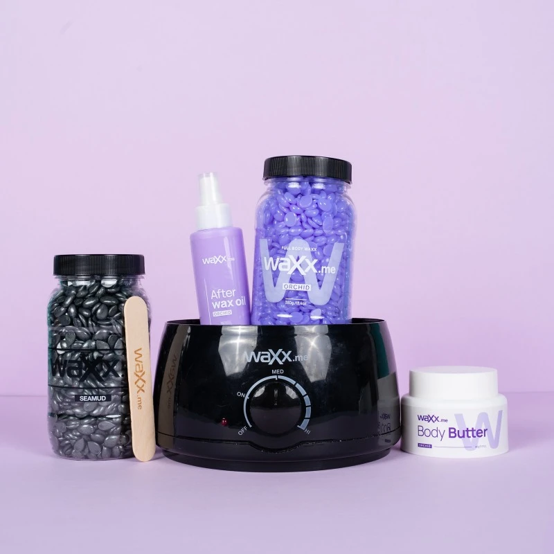 WaXx Box Orchid Glow  + Δώρο Λάδι χρήσης μετά την εφαρμογή του κεριού