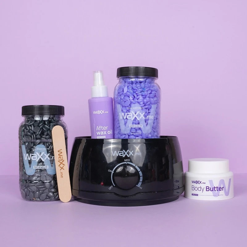 WaXx Box Orchid Glow  + Δώρο Λάδι χρήσης μετά την εφαρμογή του κεριού 