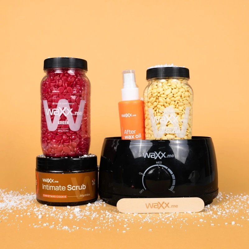 WaXx Mini Christmas Box  +&nbsp;Δώρο Λάδι χρήσης μετά την εφαρμογή του κεριού 